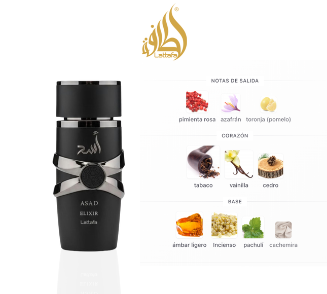 Lattafa Asad Elixir 100ml EDP 1.1 Premium