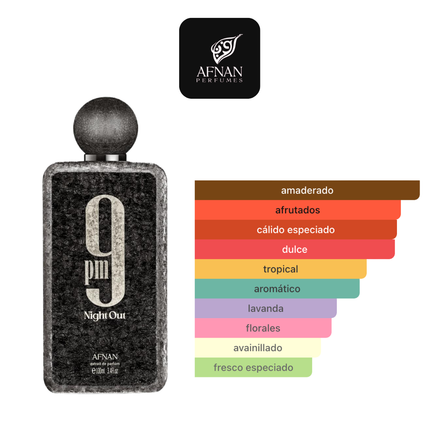 Afnan 9 PM Night Out 1.1 Premium Extrait 100ml