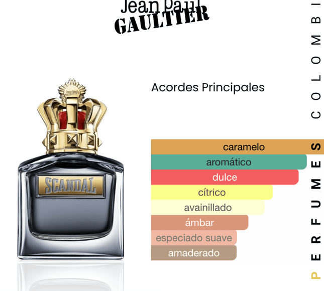 Jean Paul Gaultier Scandal 100ml EDT 1.1 Premium - Perfumes Colombia