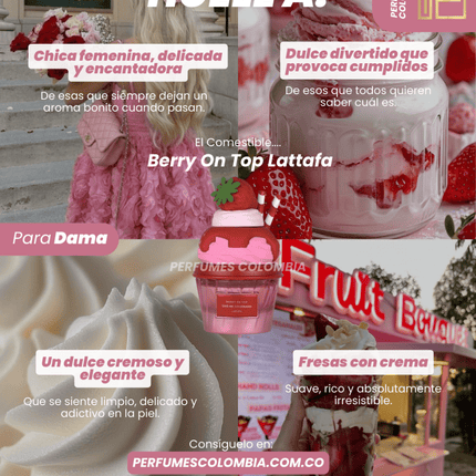 Lattafa Berry On Top EDP 75ML 1.1 Premium - Perfumes Colombia