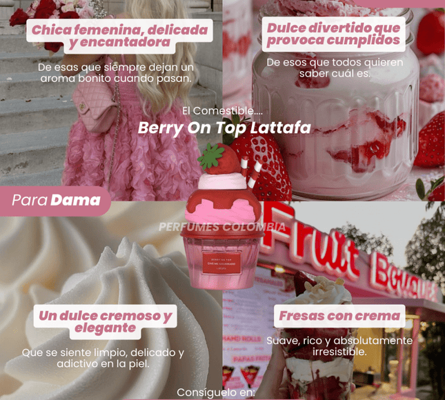 Lattafa Berry On Top EDP 75ML 1.1 Premium - Perfumes Colombia