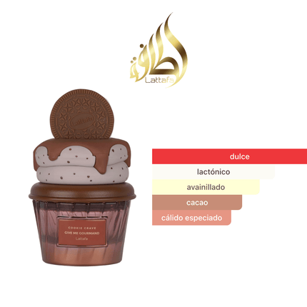 Lattafa Cookie Crave EDP 75ML 1.1 Premium - Perfumes Colombia