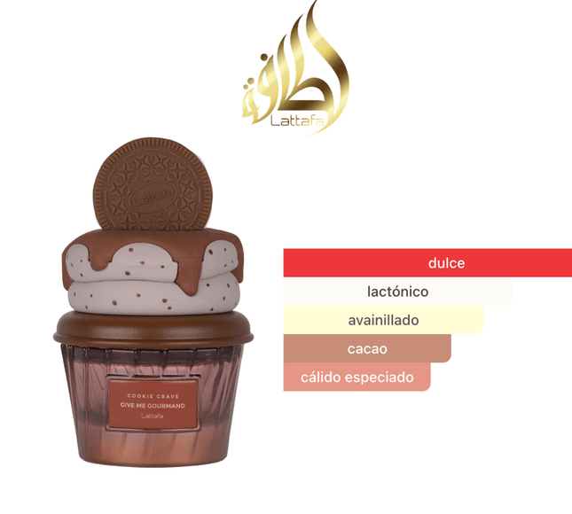 Lattafa Cookie Crave EDP 75ML 1.1 Premium - Perfumes Colombia