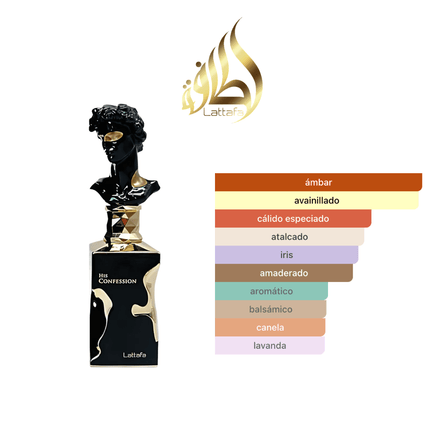 Lattafa His Confession EDP 100ML 1.1 Premium - Perfumes Colombia