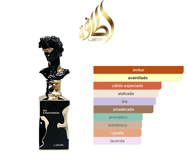 Lattafa His Confession EDP 100ML 1.1 Premium - Perfumes Colombia