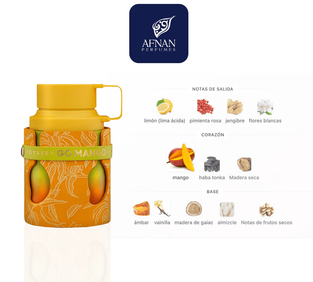 Odyssey Go Mango 100ml EDP 1.1 Premium - Perfumes Colombia