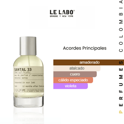 Santal 33 Le Labo 100ml EDP 1.1 Premium - Perfumes Colombia