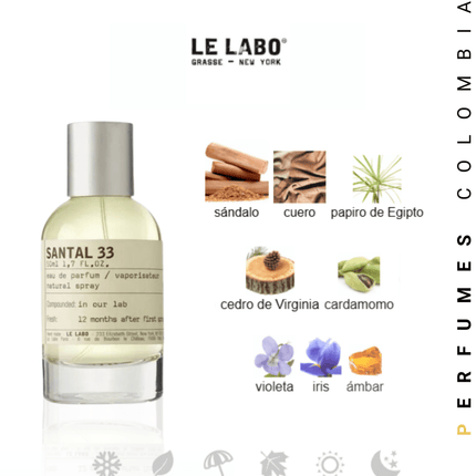 Santal 33 Le Labo 100ml EDP 1.1 Premium - Perfumes Colombia